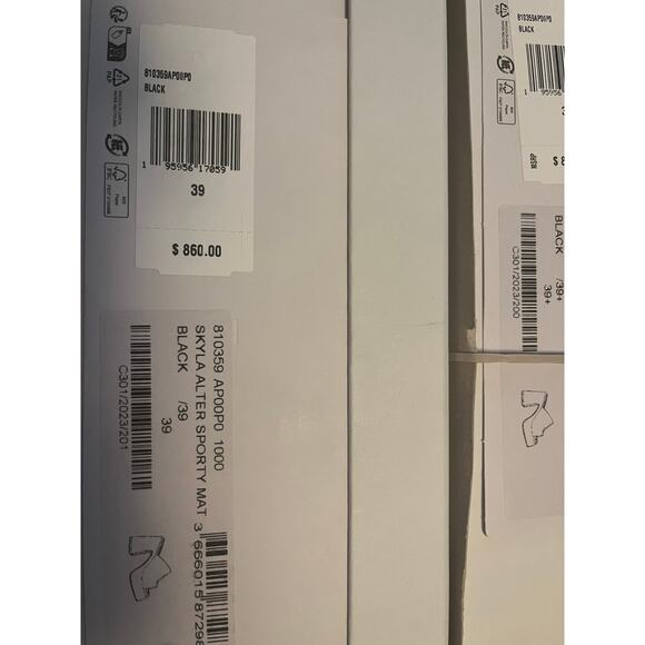 NEW Stella McCartney Skyla Alter Platform Mules, Retail $860, Black, Size 39 (9) - Picture 8 of 8